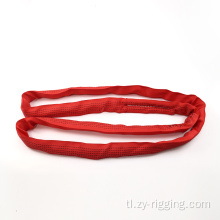 12t polyester round soft round tubular webbing sling